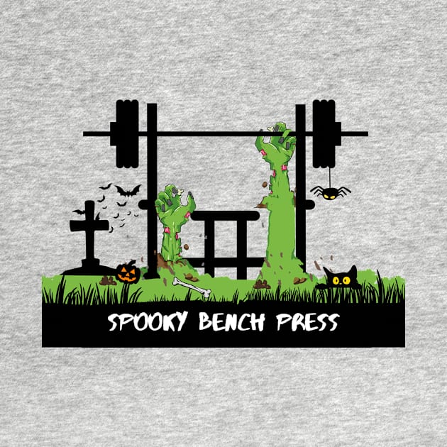 Spooky Zombie Bench Press Halloween Gym Workout by youcanpowerlift